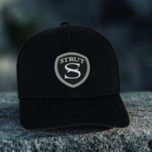 BLACK STRUT HAT